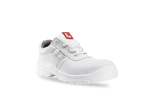 Lendeo Twist S2 flach weiß Sicherheitsschuhe Arbeitsschuhe Kochschuhe, Größe:40 EU von Lendeo