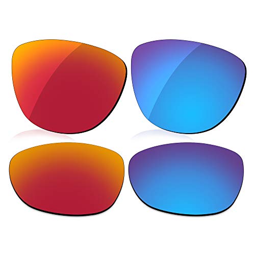 LenzReborn Polarisierte Linse Ersatz für Oakley Frogskins OO9013 Sonnenbrille – mehr Optionen Gr. Einheitsgröße, Feuerrot + Eisblau. LenzReborn Polarisierte Linse Ersatz für Oakley Frogskins OO9013 Sonnenbrille – mehr Optionen Gr. Einheitsgröße, Feuerrot + Eisblau. von LenzReborn