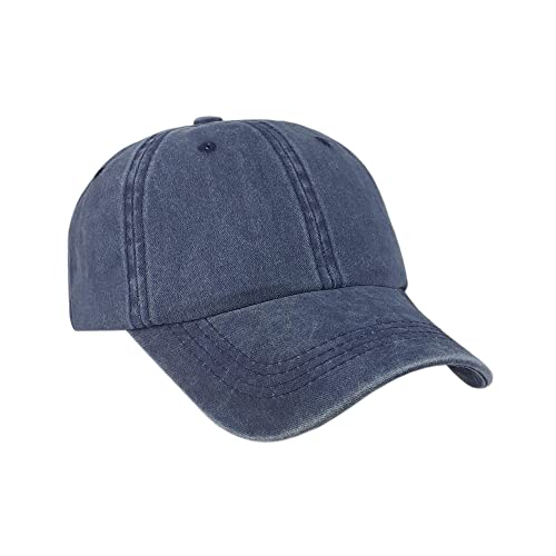 Leoberg Unisex Cap Baseballkappe - Baseball Cap Kappe Schirmmütze Damen Herren in Blau-151003 One Size von Leoberg