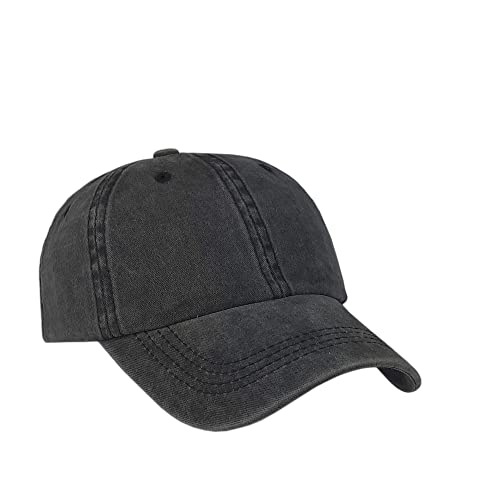 Leoberg Unisex Cap Baseballkappe - Baseball Cap Kappe Schirmmütze Damen Herren in Schwarz-151001 One Size von Leoberg