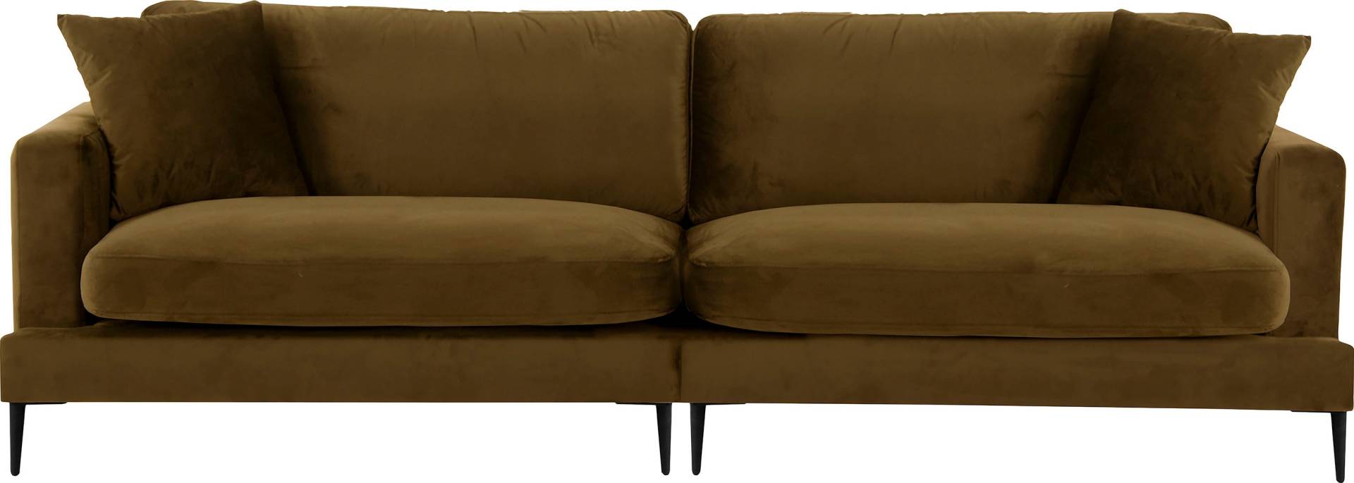 Leonique Big-Sofa "Cozy", mit losen Kissen und Metallbeinen von Leonique