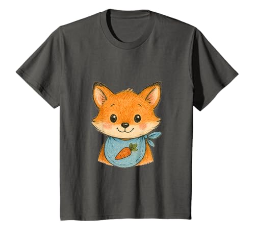Niedlicher Fuchs mit Lätzchen T-Shirt Niedlicher Fuchs mit Lätzchen T-Shirt von Leonka & Karothe