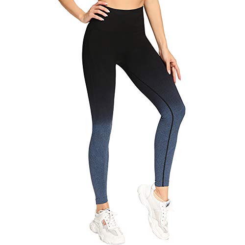 Leoyee Damen Sports Leggings Yogahose Nahtlose High Waist Training Hip-up Fitnesshose Workout Laufhose von Leoyee