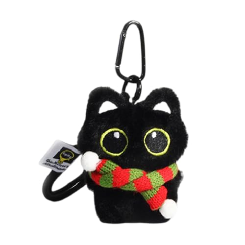 Lerpwige Schöne Schwarze Katze Plüschschlüsselkette Entzückender Tierpreiszubehör Accessoire Einzigartiger Anhänger Für Frauen Und Studenten Lerpwige Schöne Schwarze Katze Plüschschlüsselkette Entzückender Tierpreiszubehör Accessoire Einzigartiger Anhänger Für Frauen Und Studenten von Lerpwige