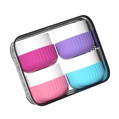 Reisebehälter für Toilettenartikel, Reiseflaschen mit transparenter Tasche, auslaufsichere Silikon-Reisegläser für kosmetische Handcreme Reisebehälter für Toilettenartikel, Reiseflaschen mit transparenter Tasche, auslaufsichere Silikon-Reisegläser für kosmetische Handcreme von Lerpwige
