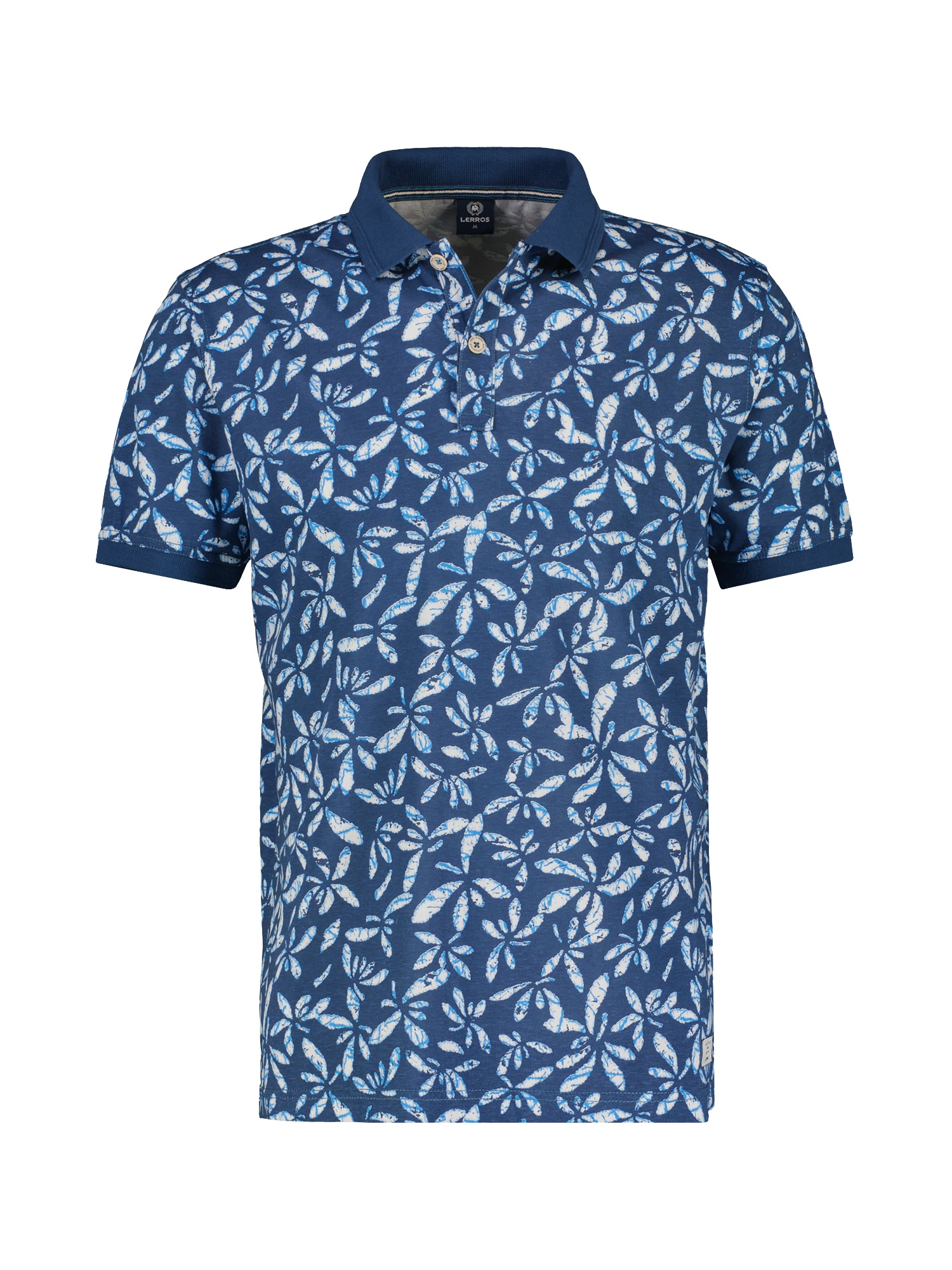 LERROS Poloshirt "LERROS Herren Poloshirt mit floralem Alloverprint" von Lerros