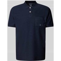 Lerros Poloshirt mit Label-Patch in Marine, Größe L von Lerros