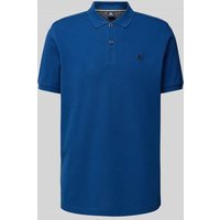Lerros Poloshirt mit Label-Stitching in Blau, Größe XL von Lerros