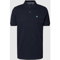 Lerros Poloshirt mit Label-Stitching in Marine, Größe L von Lerros