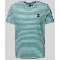 Lerros T-Shirt mit Streifenmuster in Blau, Größe XL von Lerros