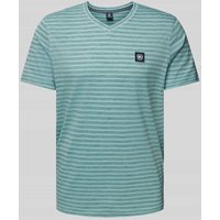 Lerros T-Shirt mit Streifenmuster in Blau, Größe XXL von Lerros
