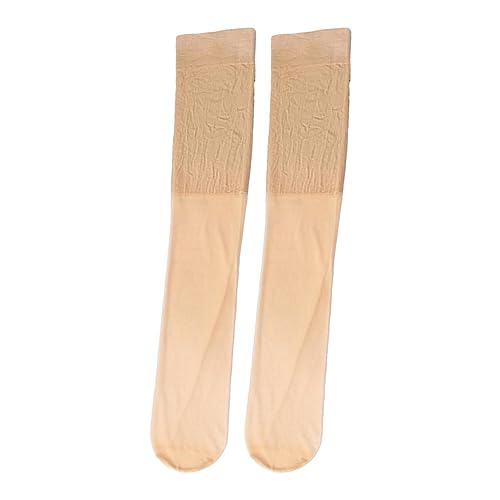 Tourmalines Ionic Body Shaping Stretch Long Tube Socken | Ionische Korrektur Lymphentgiftung Langschlauch Seidenstrümpfe | Beifuß formende Stretch-Socken für Damen-Knieschutz von leryveo