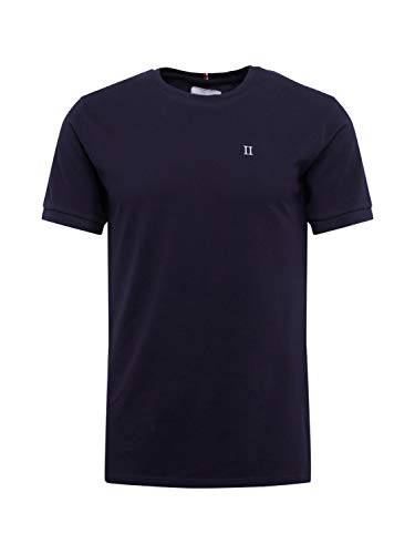 Les Deux Herren Shirt Piqué Navy XXL von Les Deux