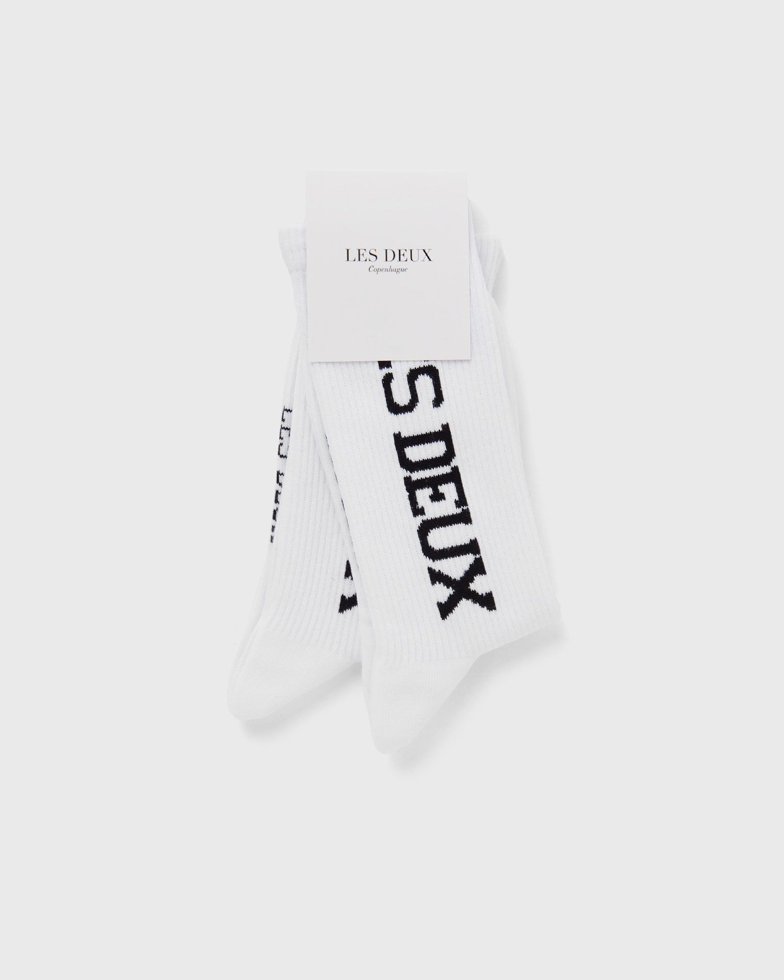 Les Deux Vertigo 2-Pack Rib Socks men Socks black|white in Größe:EU 43-46 von Les Deux