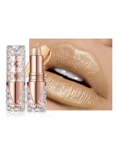 Glitter Lippenstift, Metallic Shimmer Lipgloss, Diamond Shiny Matte Lipstick, Long Lasting Waterproof Non-stick Cup Tinted Lip Balm, High Pigment Sparkly Silky Lip Stain, Make up Gift for Women - 01 Glitter Lippenstift, Metallic Shimmer Lipgloss, Diamond Shiny Matte Lipstick, Long Lasting Waterproof Non-stick Cup Tinted Lip Balm, High Pigment Sparkly Silky Lip Stain, Make up Gift for Women - 01 von Lestpola