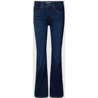 Levi's® 300 Bootcut Jeans in unifarbenem Design Modell '315™' in Marine, Größe 27/32 von Levi's® 300