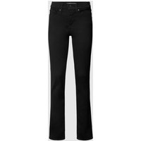 Levi's® 300 Shaping Slim Fit Jeans mit Stretch-Anteil Modell '312™' in Black, Größe 28/34 von Levi's® 300