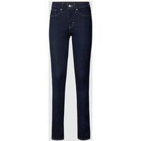 Levi's® 300 Shaping Straight Fit Jeans mit Stretch-Anteil Modell '314™' in Dunkelblau, Größe 27/32 von Levi's® 300