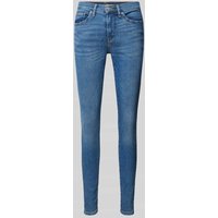 Levi's® 300 Shaping Supper Skinny Fit Jeans mit Eingrifftaschen in Blau, Größe 27/32 von Levi's® 300