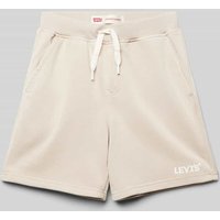 Levi’s® Kids Sweatshorts mit Logo-Stitching in Camel, Größe 152 von Levi’s® Kids