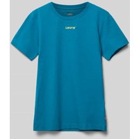 Levi’s® Kids T-Shirt mit Label-Print in Petrol, Größe 152 von Levi’s® Kids