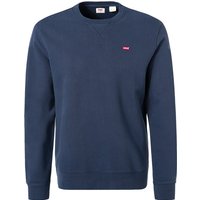 Levi's® Herren Sweatshirt blau Baumwolle unifarben von Levi's®