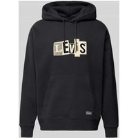 Levi's® Hoodie mit Label-Patch Modell 'SKATE' in Black, Größe S von Levi's®