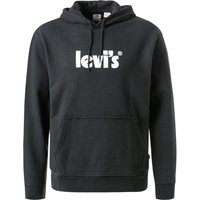 Levi's® Herren Hoodie schwarz Baumwolle unifarben von Levi's®