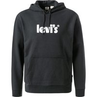 Levi's® Herren Hoodie schwarz Baumwolle unifarben von Levi's®