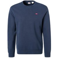 Levi's® Herren Sweatshirt blau Baumwolle unifarben von Levi's®