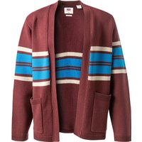 Levi's® Herren Cardigan rot Baumwolle unifarben von Levi's®