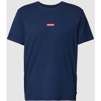 Levi's® Relaxed Fit T-Shirt mit Label-Stitching in Blau, Größe S von Levi's®