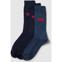 Levi's® Socken mit Label-Details im 3er-Pack in Marine, Größe 43/46 von Levi's®