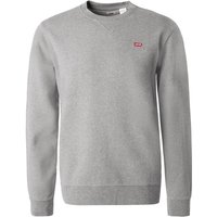 Levi's® Herren Sweatshirt grau Baumwolle unifarben von Levi's®