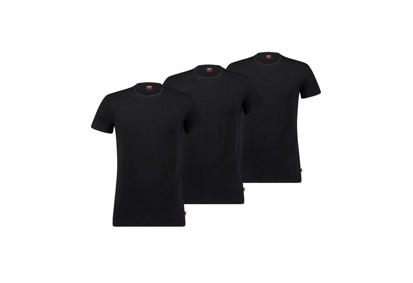 Levi's® T-Shirt Herren T-Shirts, 3er Pack - Rundhals, Kurzarm von Levi's®