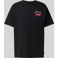 Levi's® T-Shirt mit Label-Stitching in Black, Größe L von Levi's®