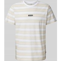 Levi's® T-Shirt mit Streifenmuster in Weiss, Größe S von Levi's®