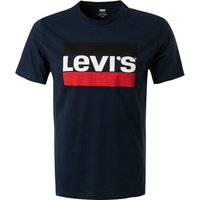 Levi's® Herren T-Shirt blau Baumwolle von Levi's®