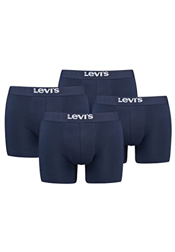 4 er Pack Levis Boxer Brief Boxershorts Men Herren Unterhose Pant Unterwäsche, Farbe:Navy, Bekleidungsgröße:M von Levi's