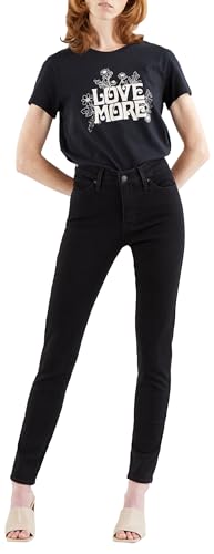 Levi's Damen 310 Shaping Super Skinny Jeans, Black Squared, 28W / 28L von Levi's