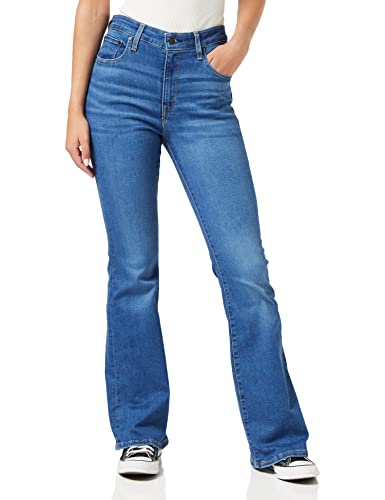 Levi's Damen 726 High Rise Flare Jeans, Medium Indigo Worn in, 29W / 34L von Levi's