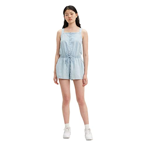 Levi's Damen Amelia Romper Jumpsuit, Blau (Morning Blues 0000), Medium von Levi's