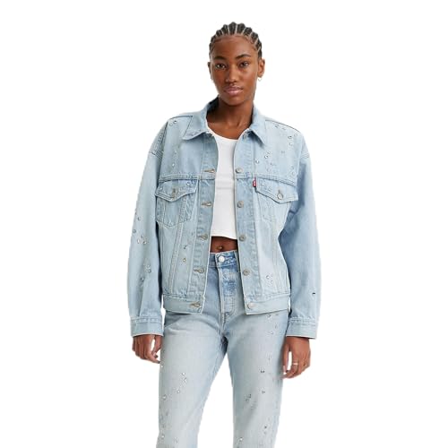 Levi's Damen Edie Packable Jacke Jacket, Bling Blue, XS von Levi's