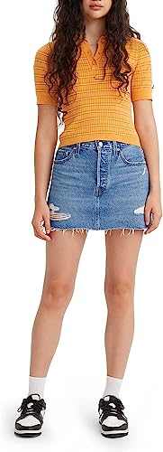 Levi's Damen Icon ICON SKIRT Skirt, Iconically Yours, 27 von Levi's