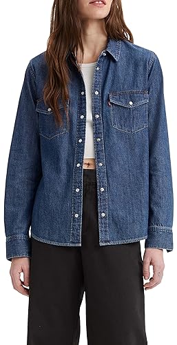 Levi's Damen Iconic Western Hemd,Air Space 3,M von Levi's