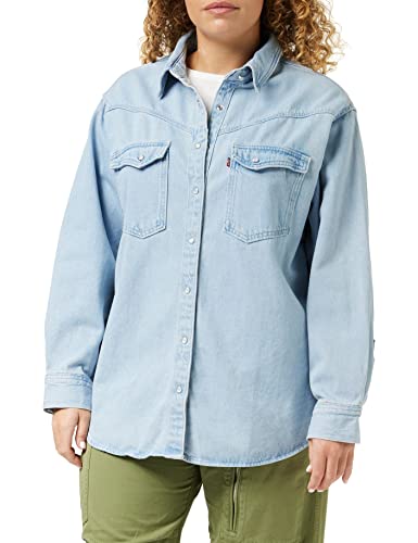 Levi's Damen Plus Size Dorsey XL Western Hemd,Indigo Stonewash,4XL von Levi's