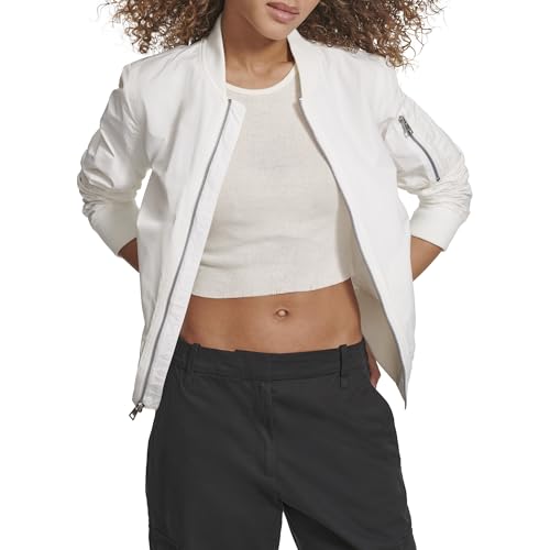 Levi's Damen Melanie Newport Bomber Jacket (Regular & Plus Size) Übergangsjacke, Weiss/opulenter Garten, M von Levi's