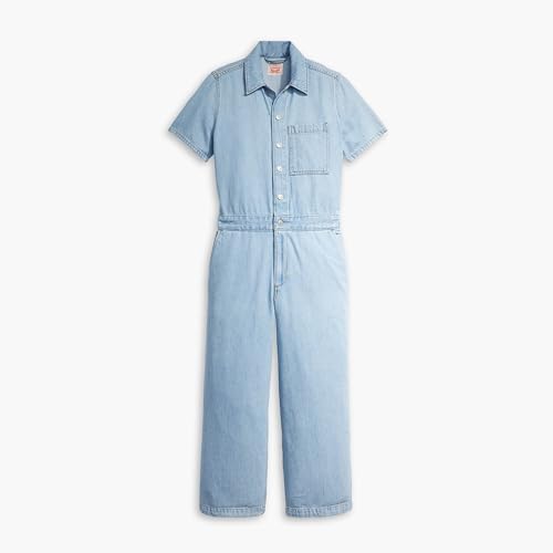 Levi's Damen Short-Sleeve Heritage Jumpsuit , Glad To Meet You, L - von Levi's