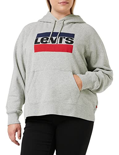 Levi's Damen Graphic Sport Hoodie Kapuzenpullover , Sportswear Hoodie Smokestack Htr, M von Levi's