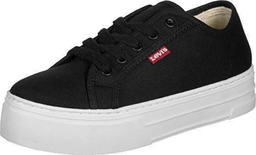 Levi's Damen Tijuana Sneaker, Schwarz, 39 EU von Levi's